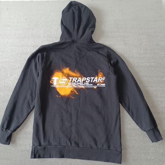 Trapstar Sweater Hoodie Men XL Black Pullover Graphic Casual Streetwear Knit - Picture 1 of 8